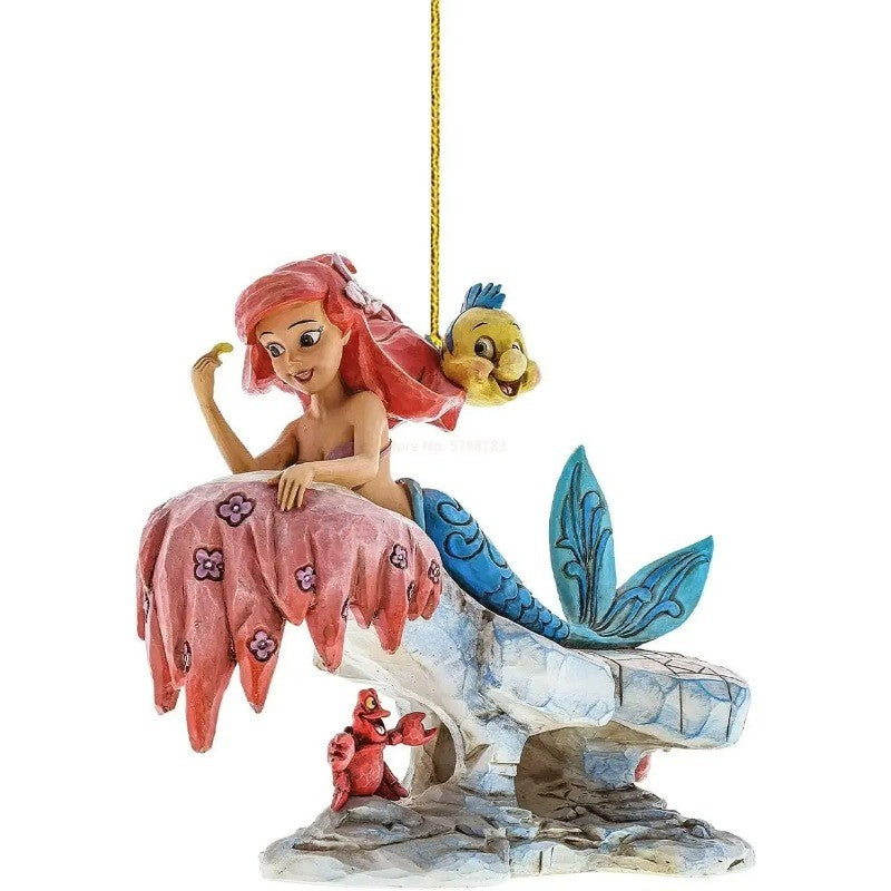Xmas Tree Decor, Holiday Party Arrangement, KidChristmas Craft, Hot-Selling Disney Princess Doll Pendant Ornament Kids' Toy Gift