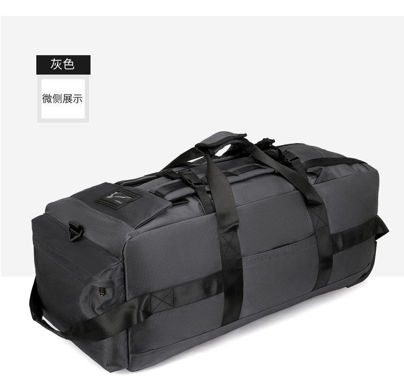 Travel Bag, Large Capacity Handbag, Portable Outdoor Carry-On Luggage, Wheeled Travel Bag, Convenient and Practical Unisex Travel Bag