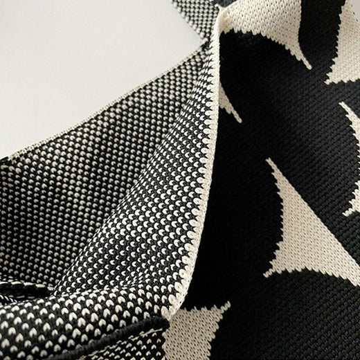 Black White Knit Handbag Handmade Tote Bag Reusable Shopping Bags Women Girls Casual Knot Wrist Bag Outdoor Storage Bag 12Colors