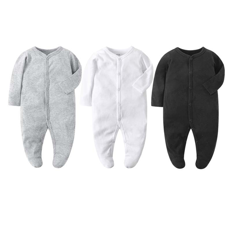 Spring and Autumn 0-12 months Baby Boys Girls Bodysuit Long Sleeve 100% Cotton Baby Clothes Newborn body bebe Jumpsuit Clothing