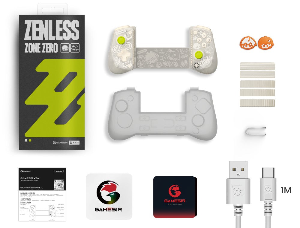 GameSir X5s Mobile Gamepad Zenless Zone Zero Edition Android iOS iPAD Mini Phone Controller for Switch 2/1 Hall Effect Sticks