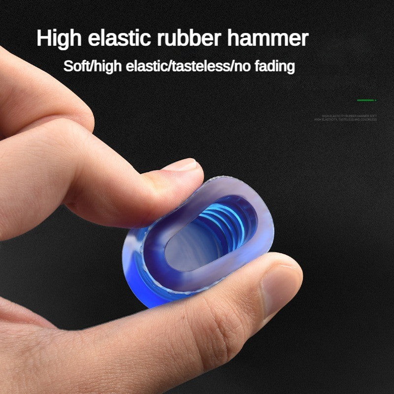 Detachable Insulated Double-Headed Installation Hammer 25mm-45mm Rubber Handle Soft Grip Hammer for Installation Work