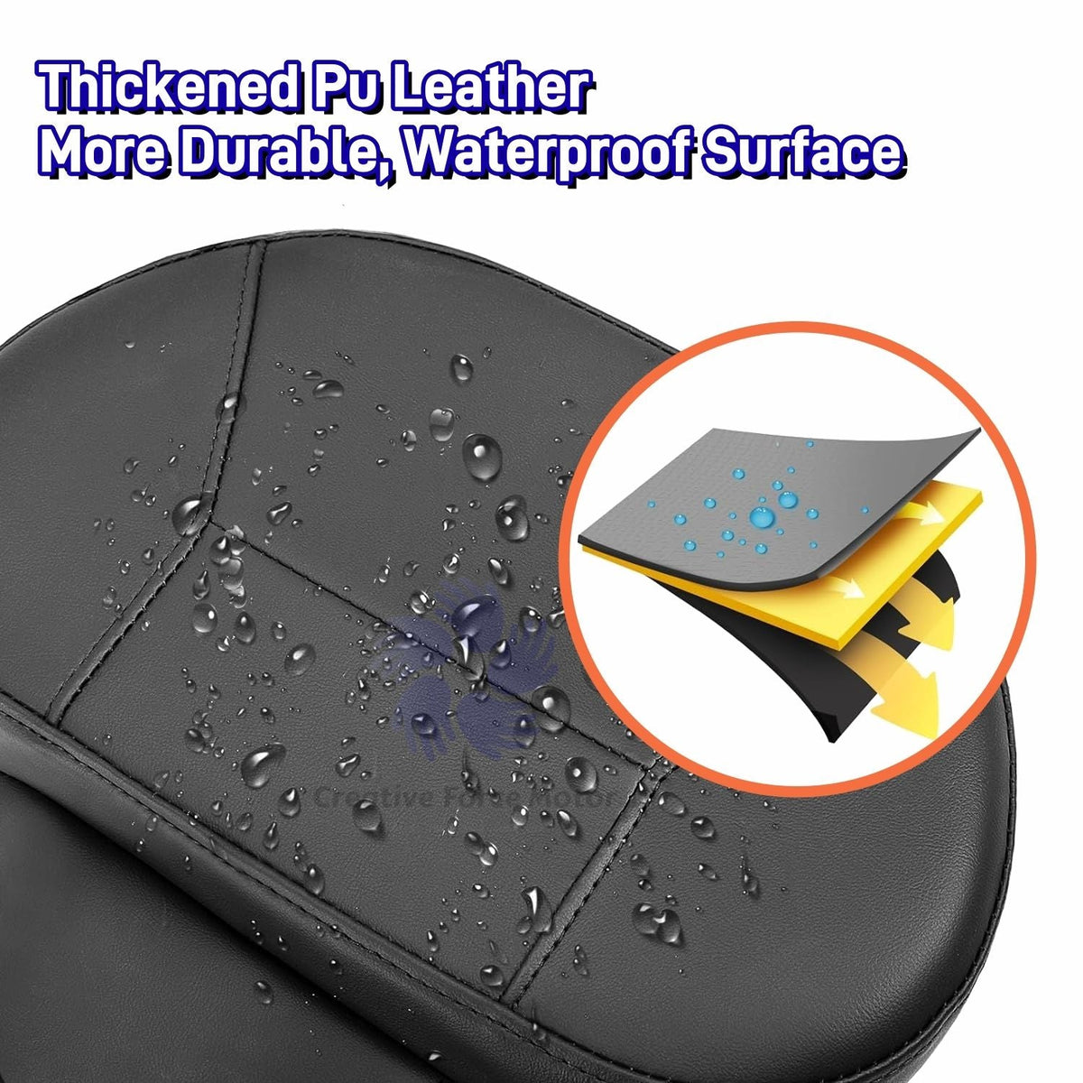 Motorcycle Adjustable Front Driver Rider Backrest Pad Mounting For Harley Touring CVO Road King Electra Street Glide FLTRX 09-24