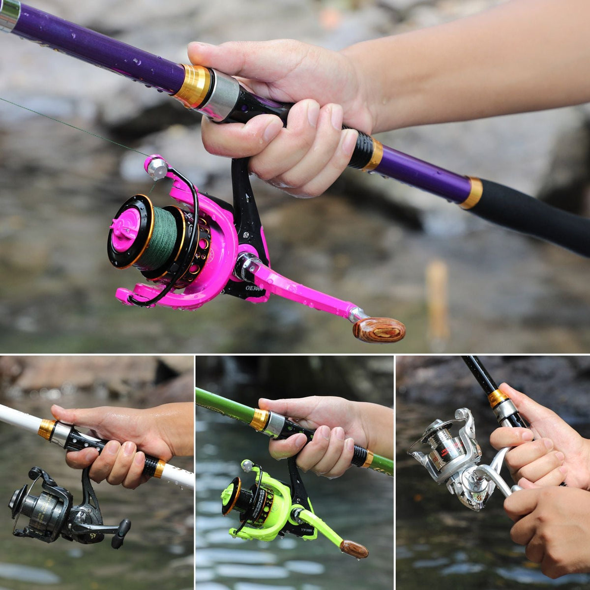 Sougayilang 1.8M-3.3M Carp Fishing Rod Cost-effective FRP Material Fishing Pole Maximum Load 8kg Telescopic Fishing Rod Pesca