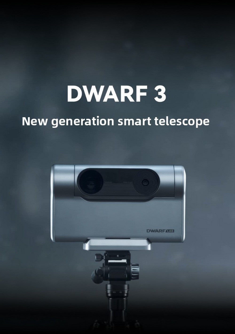 DWARFLAB DWARF 3 Smart Astronomical Telescope, Professional, High Magnification, High Definition, Stargazing, Photography