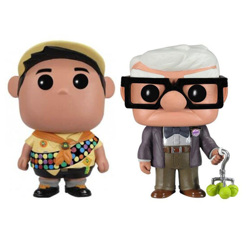 Anime Movie UP Grandfather Carl 59 RUSSELL 60 Vinyl Doll Figure Toys