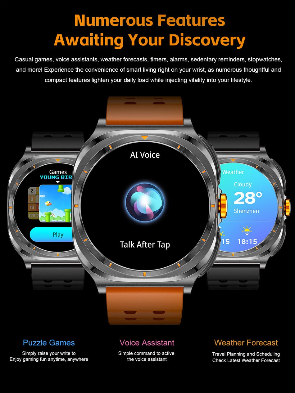 Bluetooth Call IP68 Waterproof 2025 New Upgraded 2-in-1 TWS Bluetooth Earphones Smart Watch For Men and Women Sports Smartwatch
