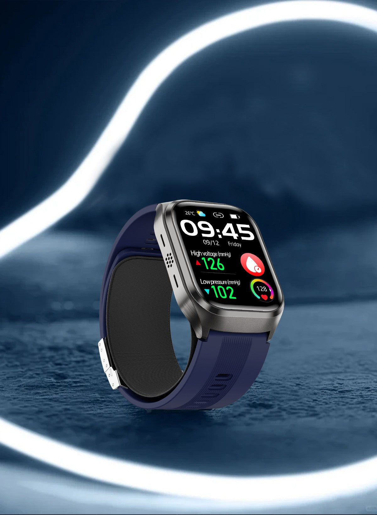 2025 New Nursing Grade Air Bag Smart Watch Men Blood Fat ECG+PPG Blood Pressure Broadcast NFC HD BT Call Health SmartWatch Woman
