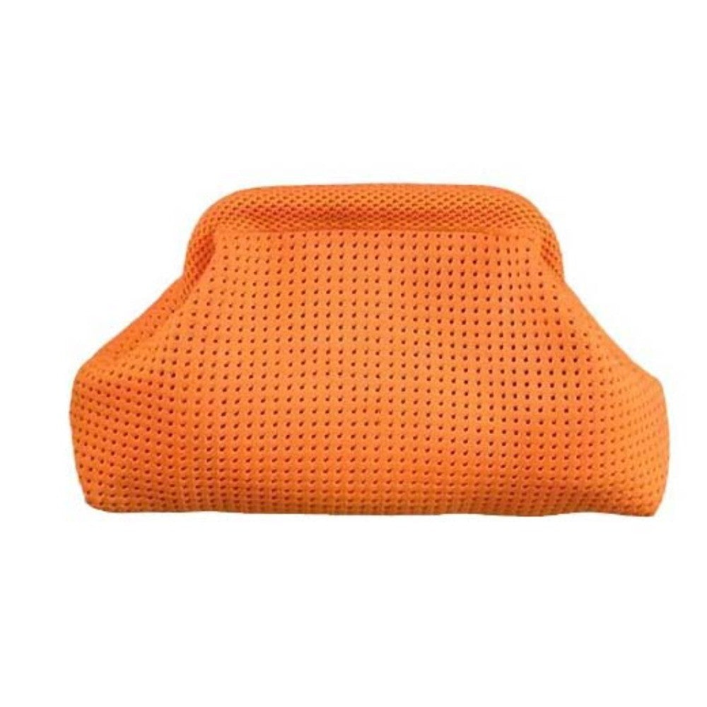 Breathable Summer Beach Clutch Bag Elastic Soft Small Crochet Handbag Polyester Dumpling Clutch For Women