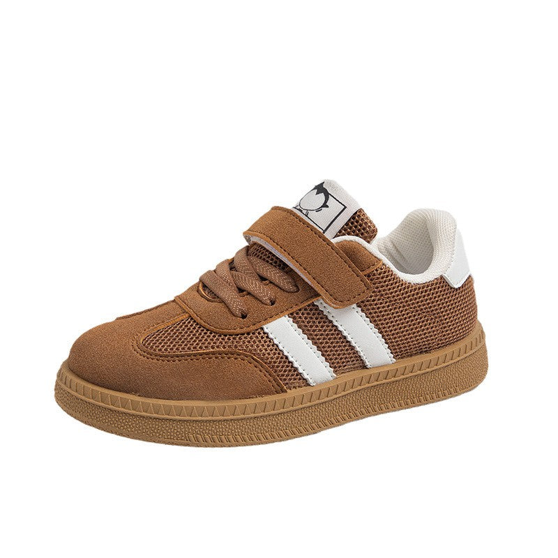 Lightweight Kids Skate Shoes 2025 New Spring Boys Non-slip Sports Footwear Breathable Training Running Fashion Sneakers