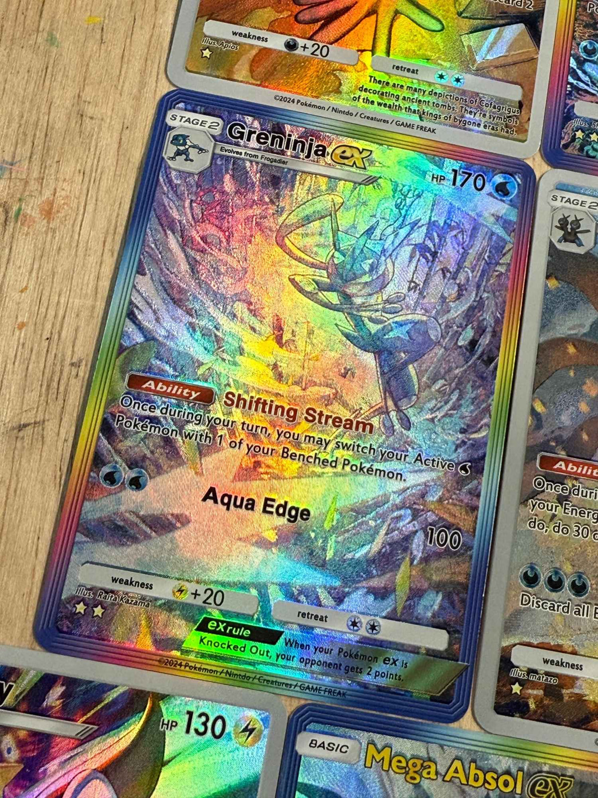 Diy Pokemon ptcg Pocket Self Control Collect Signature Trading Flash Card Anime Cartoon Christmas Diy Gift