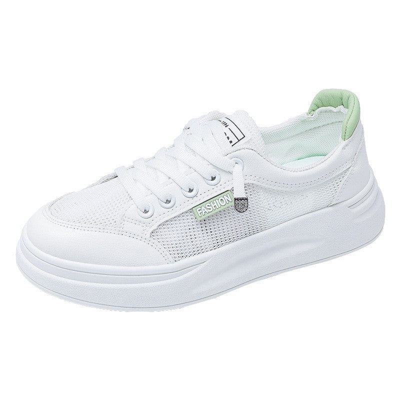 2024 White Tennis Athletic Woman Running Shoes Female Casual Sneaker Sports Comfortable Trend Loafers Skateboard Summer Leather