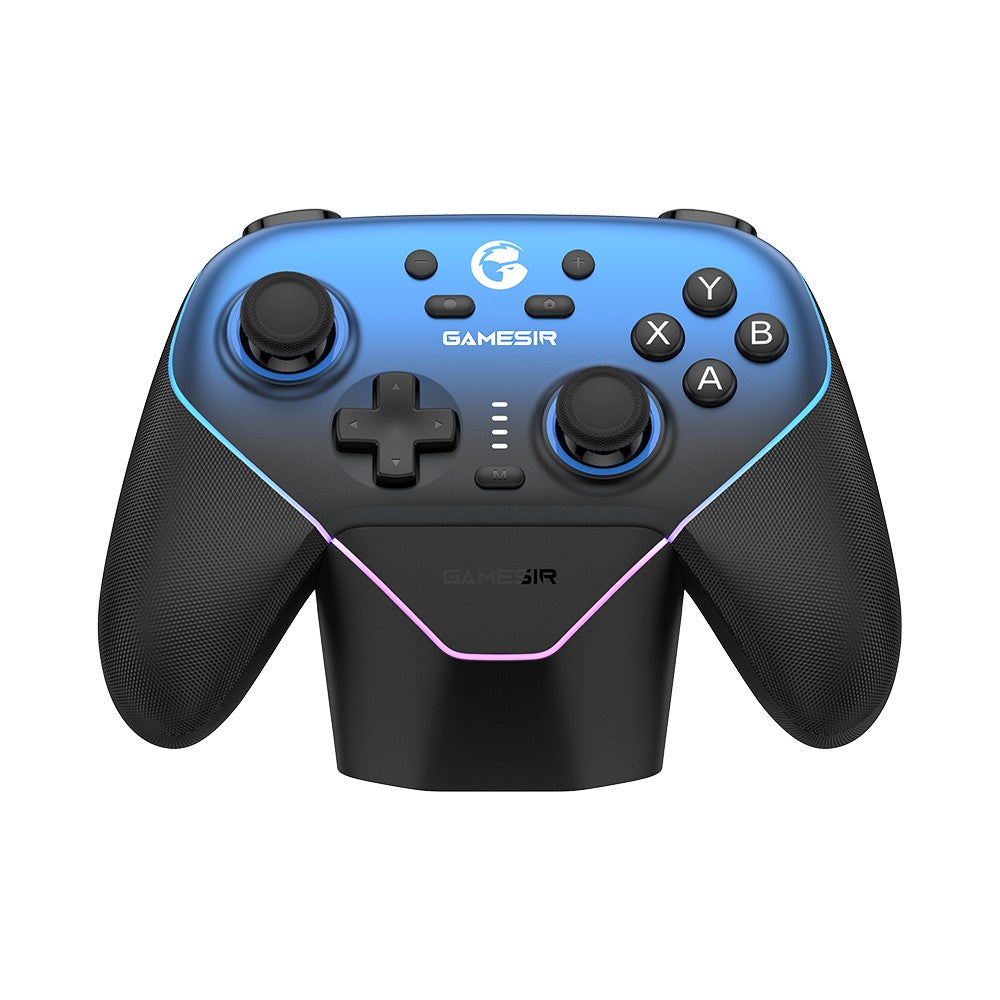 GameSir-T4n Pro Super Nova Wireless Controller Hall joystick for PC Steam Switch iOS Android with charging base