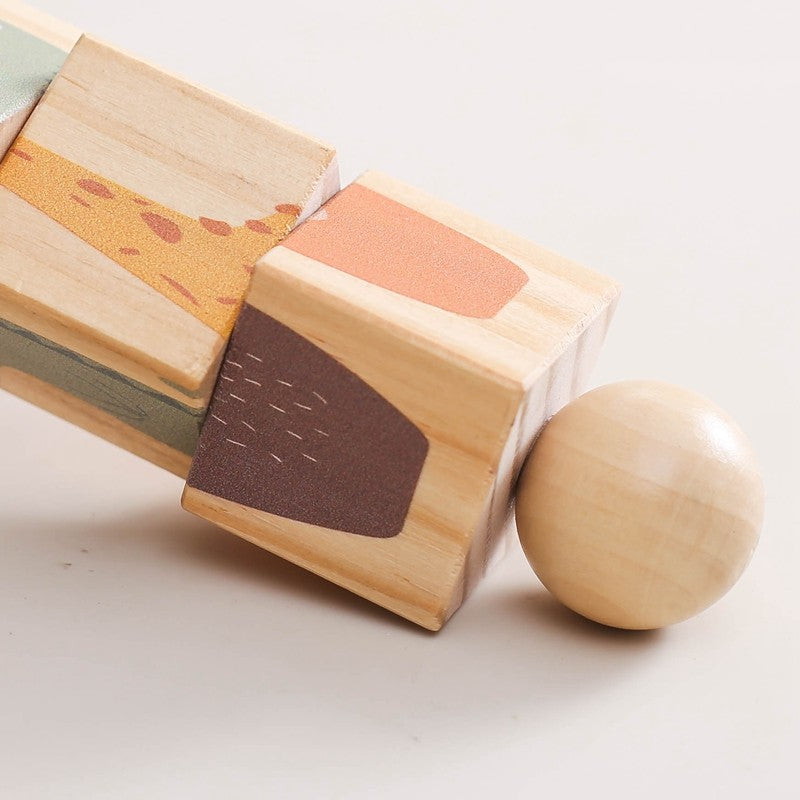 1pc Wooden Montessori Toy Hand bell Toy Baby Mobile Musical Rattle Toy Children Stroller Classic Educational Toys Kid Gifts