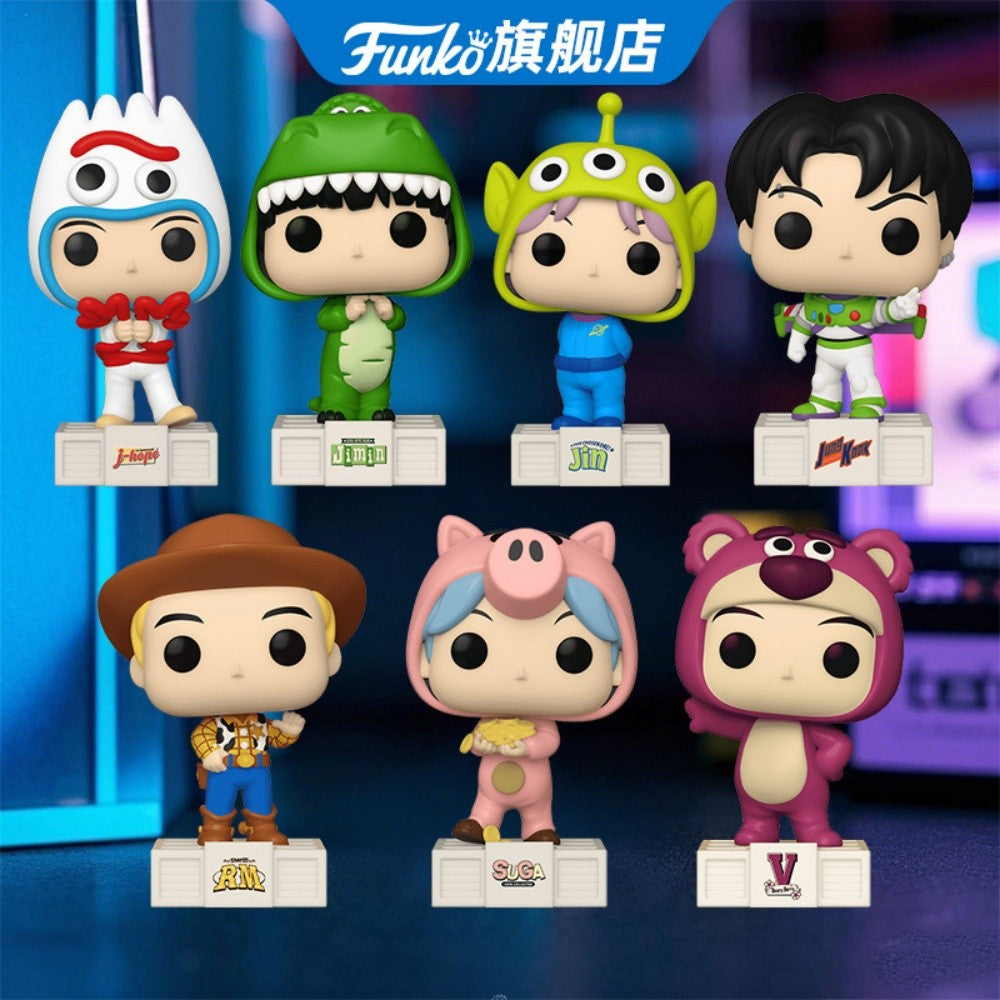 Bangtan Boys Series Action Figure Funko Pop Toy Story Co-Branded Jung Kook Limited Edition Figures Fans Collect Original Gifts