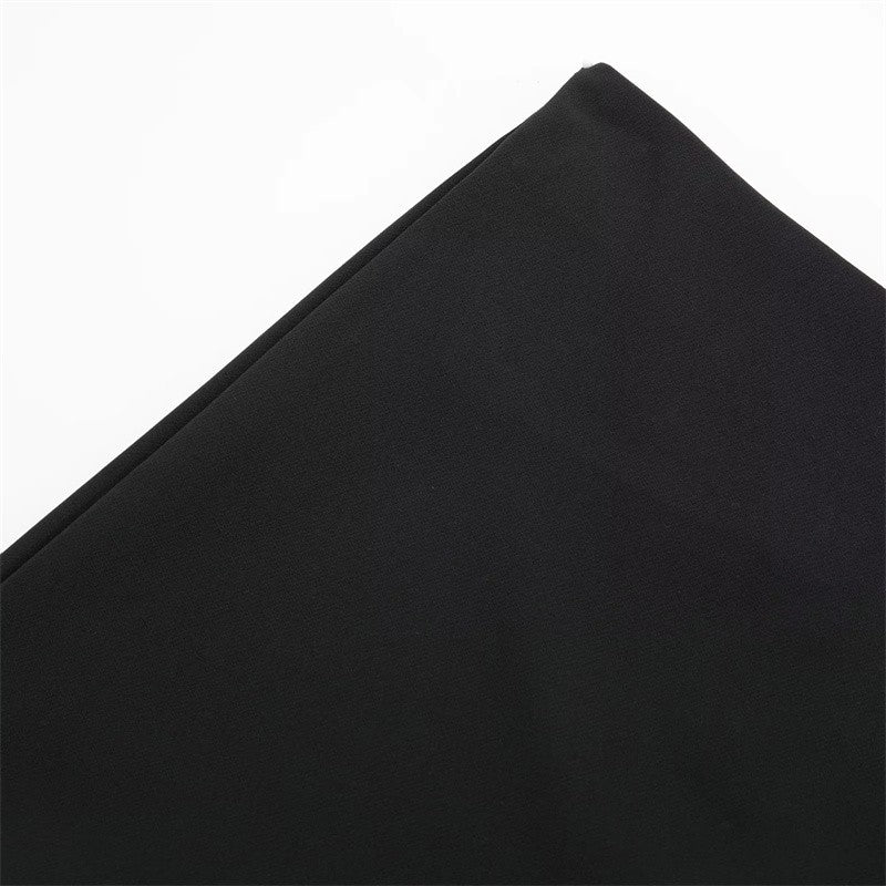MUJER 2025 Asymmetric Skort For Women Black High Waist Mini Skirt Shorts Women Casual Bermuda Shorts Woman Summer Skirt Shorts