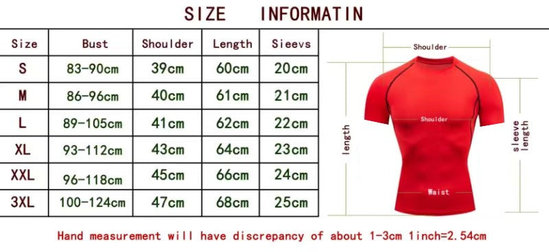 Men Compression Athletic Fitness Wear - Quick-Dry Tight Short-Sleeve Anime Double-Layer Shorts Summer Set Fitness Running Set