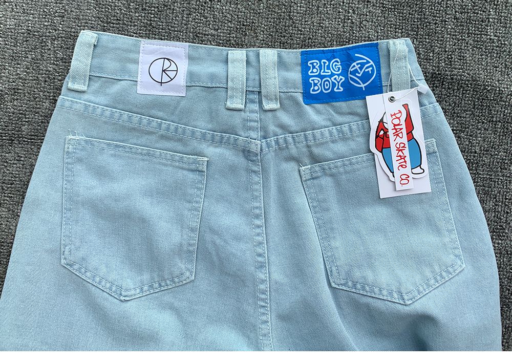 Y2K Embroidery Baggy Boy Jeans Women Streetwear Gothic Cartoon Blue Straight Jeans Retro Punk Rock High Waist Denim Trousers