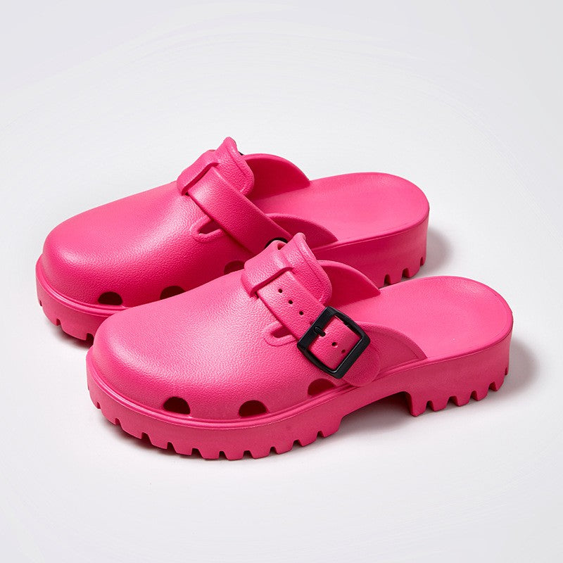 Kidmi New Women's Sandals Platform Beach Sandals EVA Flat Sandals Casual Women Shoes Summer Soft Sandals Outdoor Fashion Sandals