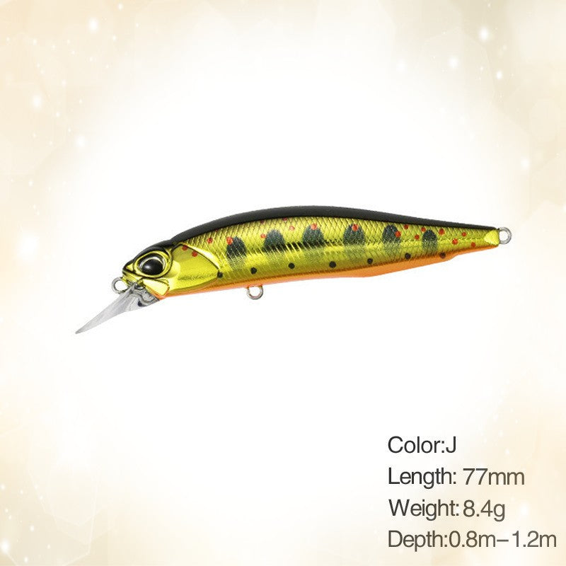 77mm 63mm Minnow Fishing Lure Wobbler Rozante 77SP Long Cast Hover Swaying Lure Jerkbait Artificial Bait Culter Alburnus Bait