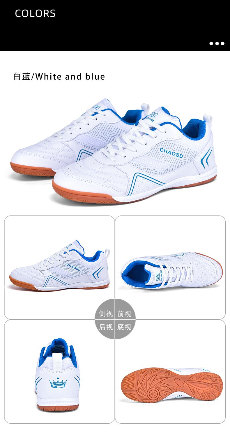 Men Professional Soccer Cleats Anti-Slippery Futsal Training Cleats Wear Resistant Ultralight Outdoor Indoor Unisex Sneakers