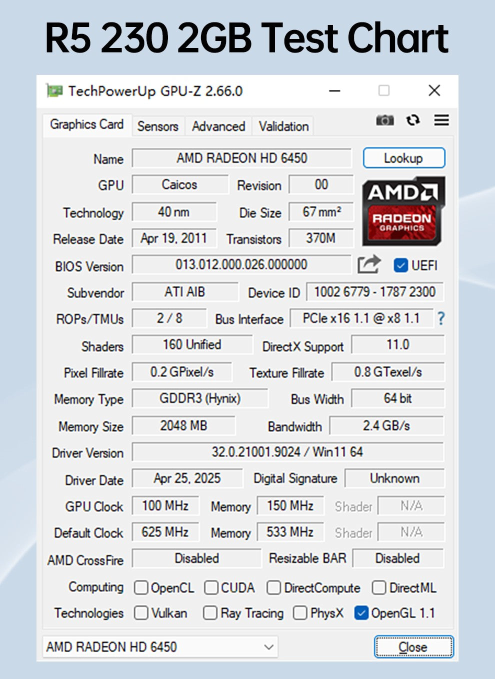 SOYO Graphics Cards R5 230 2G DDR3 64bit HDMI*2 compatibility For Desktop Gaming Computer Components GPU Video Card R5230