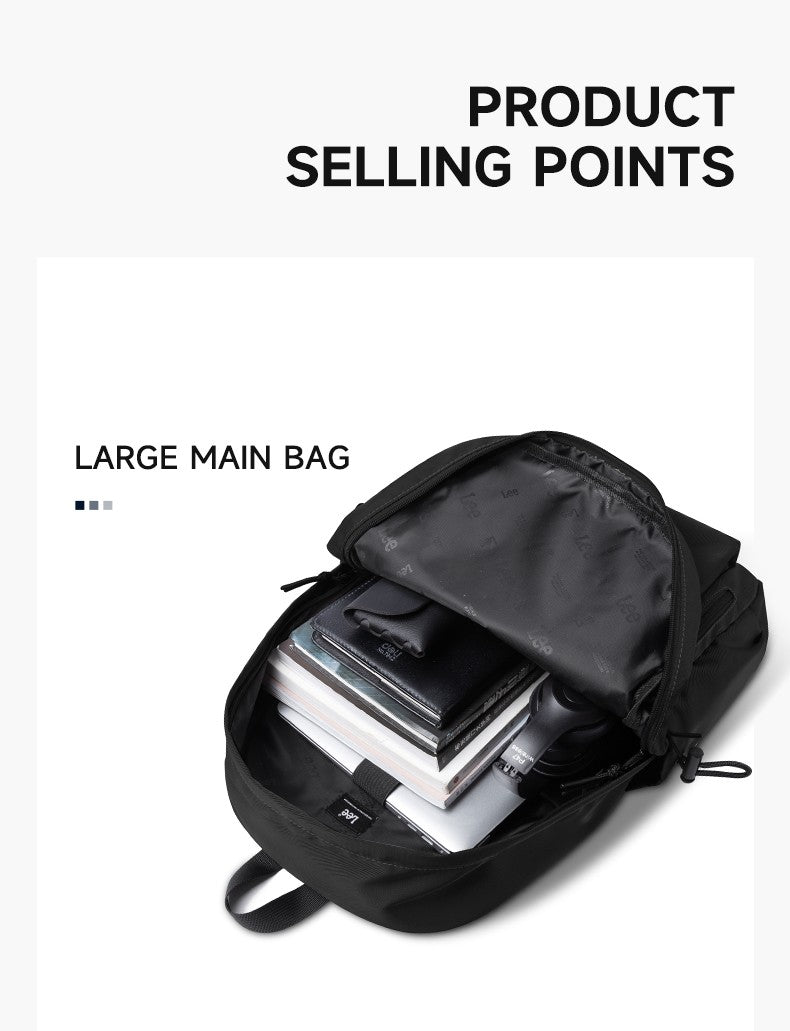 LEE Lightweight 16 Inch Laptop Backpack Women Man Oxford Middle High School Bag Large Capacity Teenage College Student Schoolbag