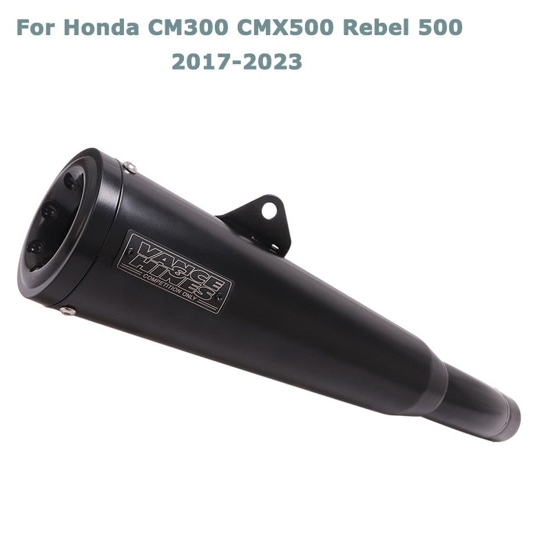 Slip On For Honda Rebel 500 CM300 CM500 CMX500 CMX300 Rebel500 2017-2023 2024 Motorcycle Exhaust Sytems Link Pipe Escape Muffler