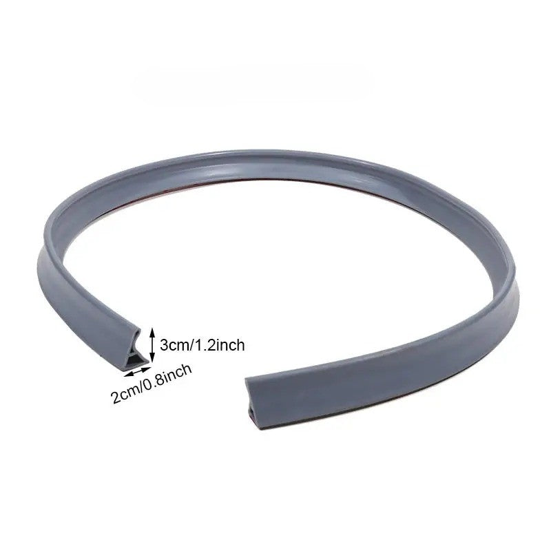 Collapsible Shower Water Dam Threshold Water Block Waterproof Barrier for Bathroom Kitchen Keep Water Inside Dry Wet Separation