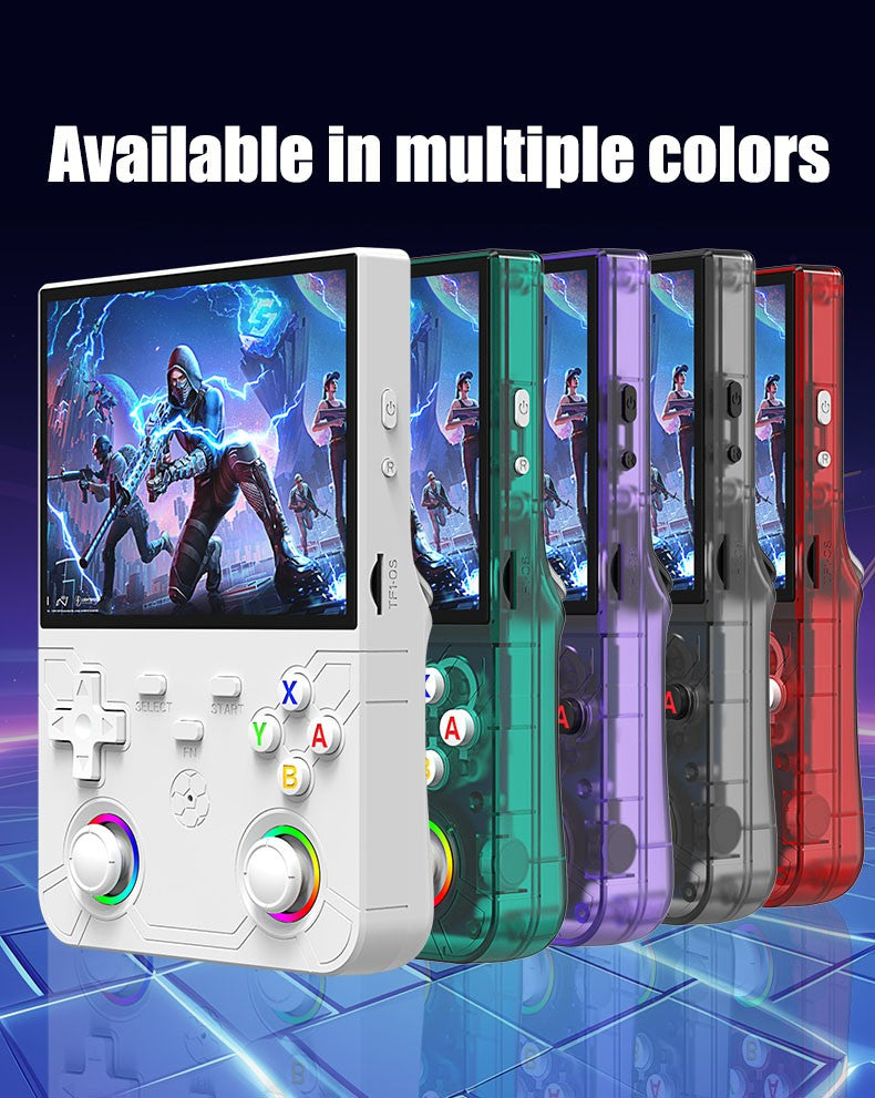 New R36 Ultra X Handheld Retro Video Game Console IPS Screen 128GB Portable Games Pocket Player with Linux System