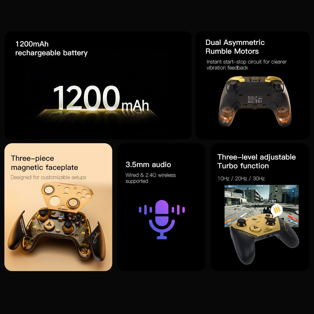 GameSir G7 Pro 8K Champion Edition Wireless PC Controller 8000Hz Polling Rate Gamepad For Nintendo Switch 2, Android, iOS, PC, Steam