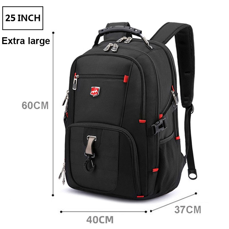 Waterproof 20 Inch Laptop Backpacks USB Charging School Bag Anti-theft Men Backpack Travel Backpack Male Mochila High Capacity
