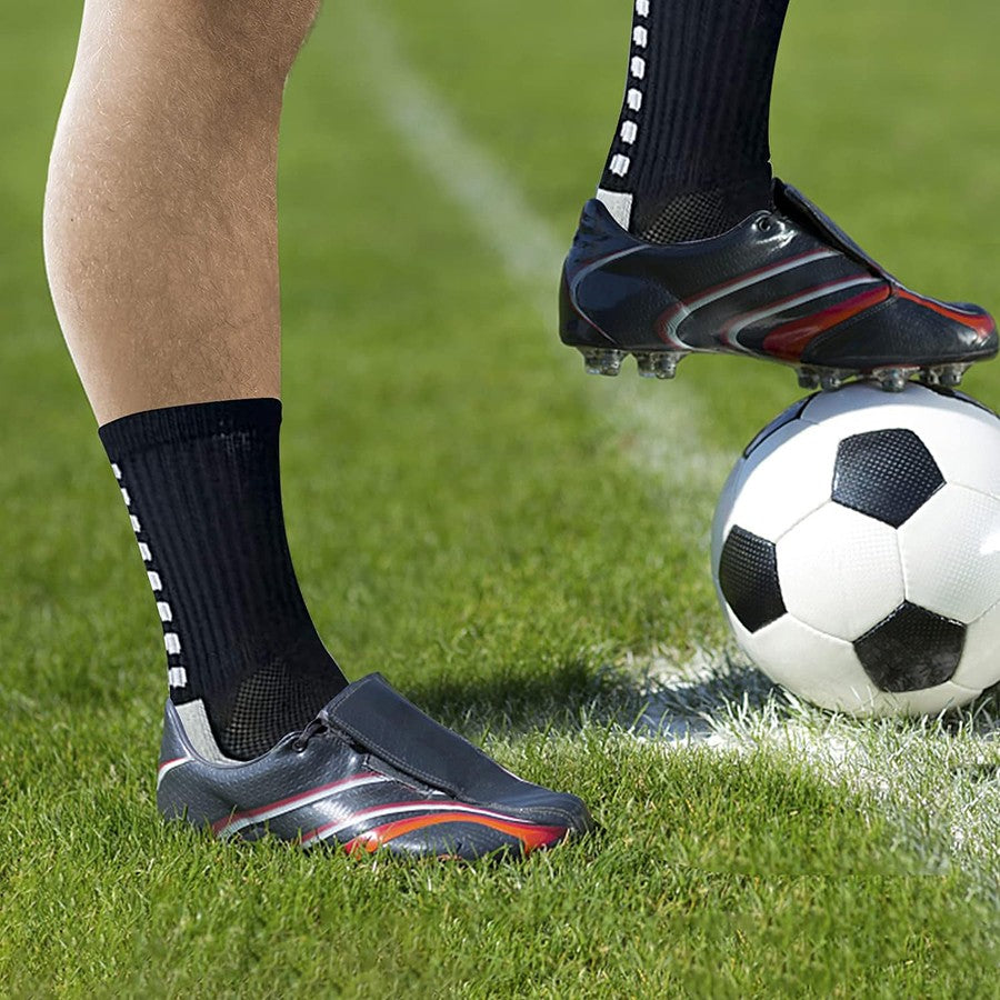 6/10/20Pairs Non Slip Grip Breathable Socks Men Women Professional Athletic Towel Bottom Shockproof for Football Basketball