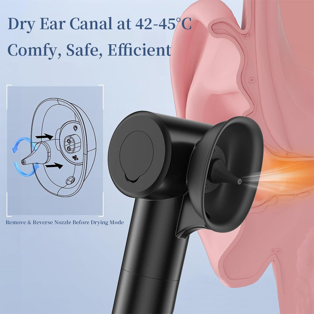 Electric Ear Wax Removal Tool Ear Dryer 2 In 1 Smart Ear Cleaner Painless Ears Cleaning Tools 5-Level Waterproof Massage Safe