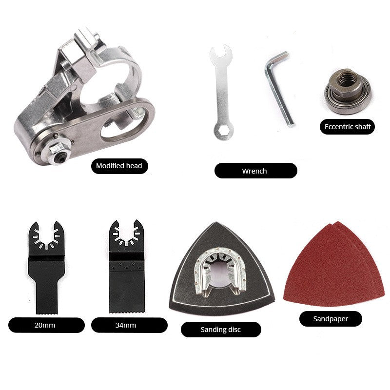 Angle Grinder Modified Oscillating Tool?Renovator Saw Slotting Machine Multifunction Power Woodworking Tool With Trimmer Blades