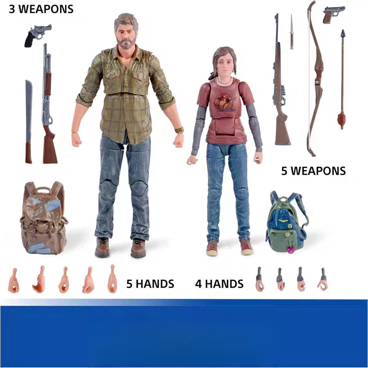 In Stock Original The Last US Joel and Ellie SpinMaster Action Figure Brand New 1/7 Scale 26.6cm PVC