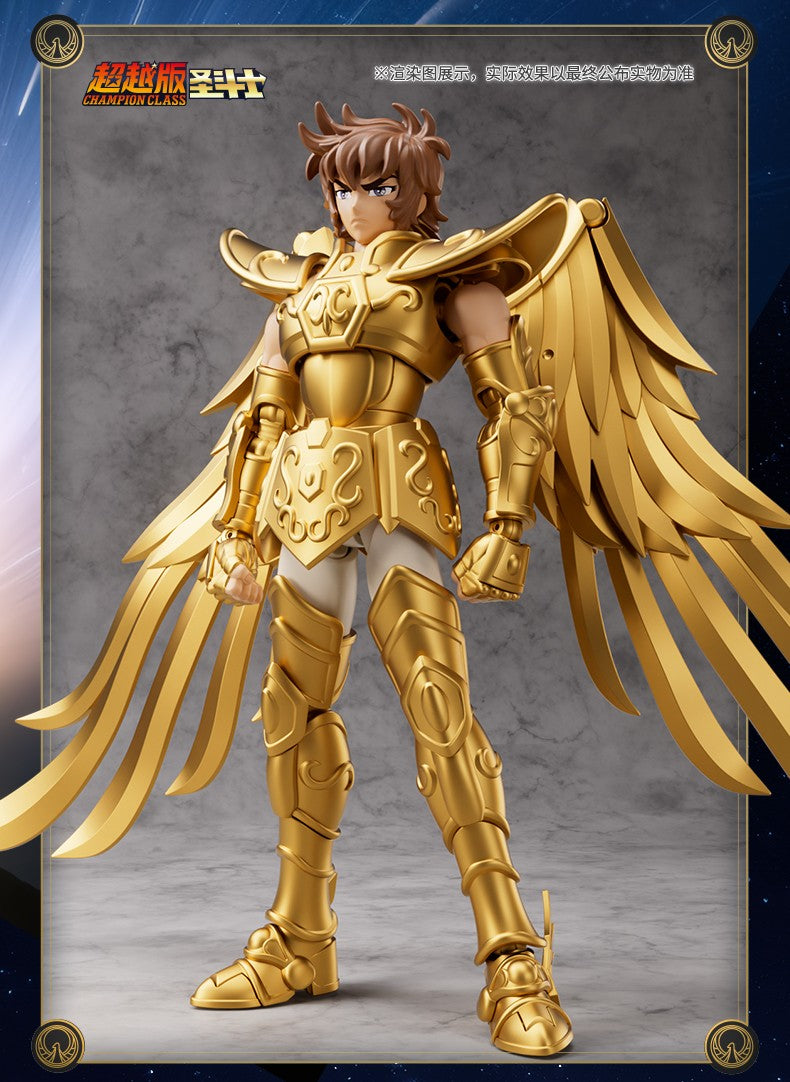 Blokees Saint Seiya Cygnus Hyoga Pegasus Seiya Knights of Zodiac Aquarius Camus Aries Mu Action Figures Anime Model Statue Toys