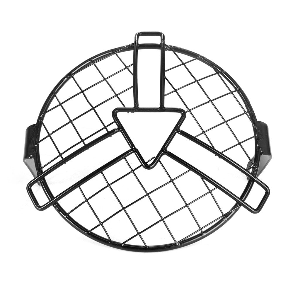 Motorcycle Universal Vintage Headlight Protector Retro Grill Light Lamp Cover For Harley Ducati Chopper Yamaha Cafe Racer