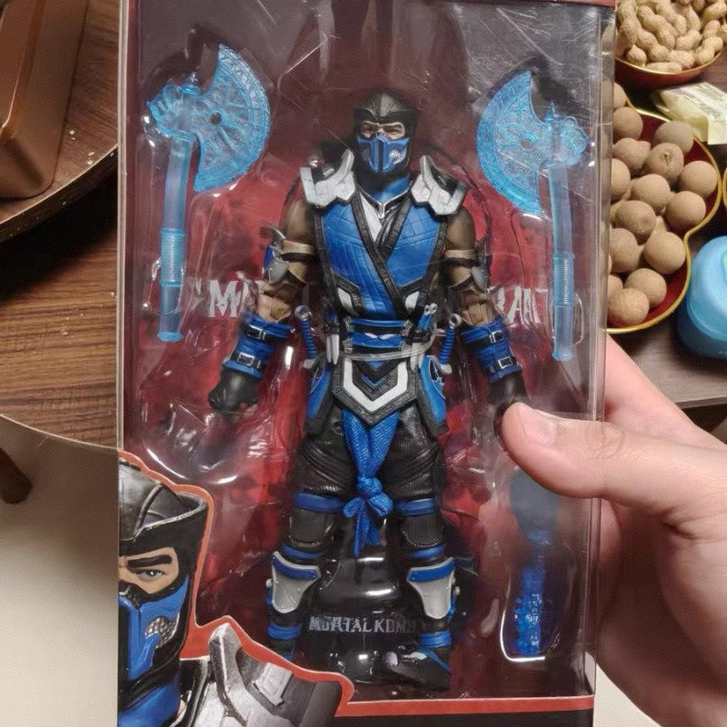 Game Mortal Kombat Spawn Sub Zero Scorpion Kitana Liu Kang 7" Articulated Action Figure Toys 17cm Game Figurines Collectible Toy