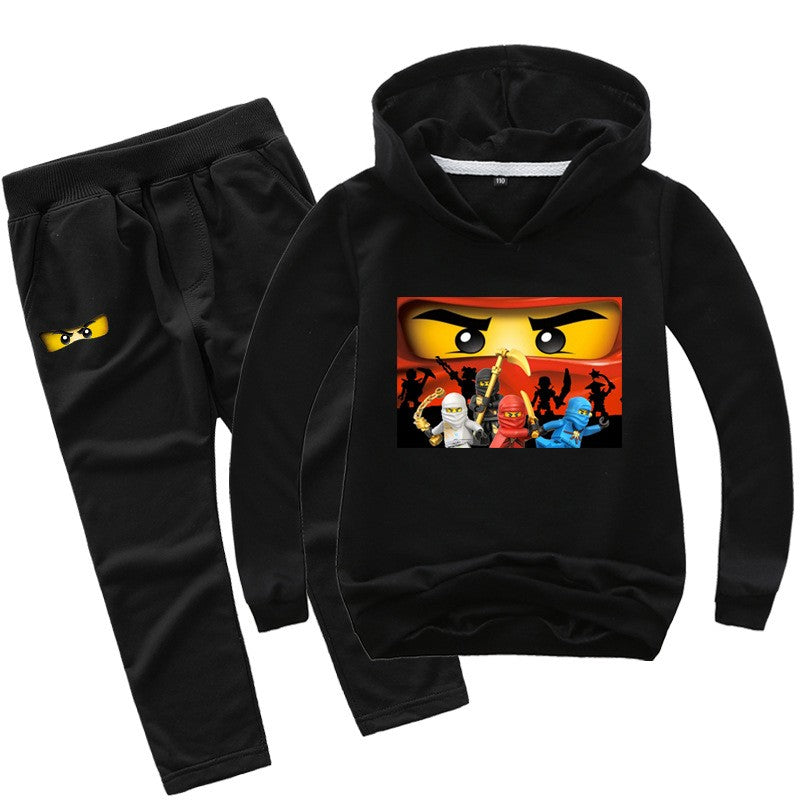 2-13 years Spring Autumn Children Clothing Sets Kids Clothes Baby Boys Hoodies Pants 2 Pcs Set Tracksuit Anime Outwear Coat