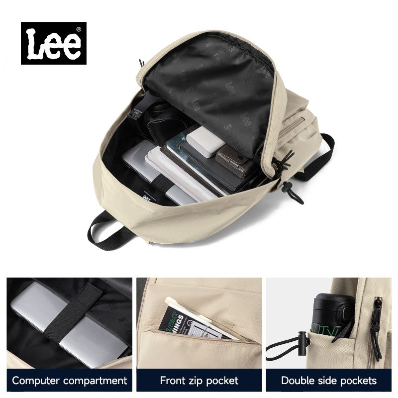 LEE Lightweight 16 Inch Laptop Backpack Women Man Oxford Middle High School Bag Large Capacity Teenage College Student Schoolbag