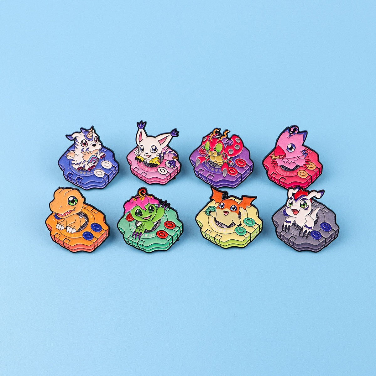 Anime Monster Enamel Pin Cartoon Badges on Backpack Brooches For Women Hat Lapel Pins Cosplay Accessories Toys Gifts
