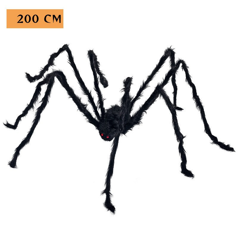 Halloween Spider Decoration Realistic Super Plush Spider Scary Indoor Home Scream Party Outdoor Garden Yard Decoration Supplies