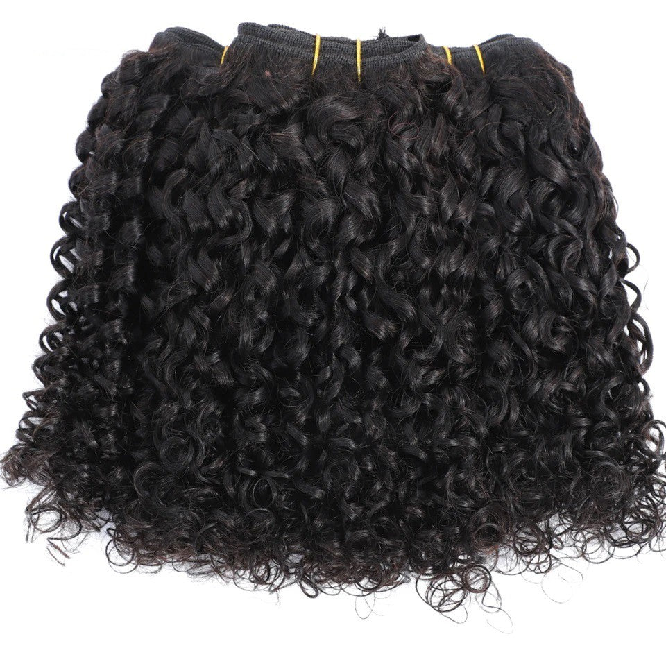 15A Pixie Curls Bundles Kinky Curly Human Hair 3/4 Bundles Deal 100% Raw Virgin Curly Hair Bundles Hair Extension Double Wefts