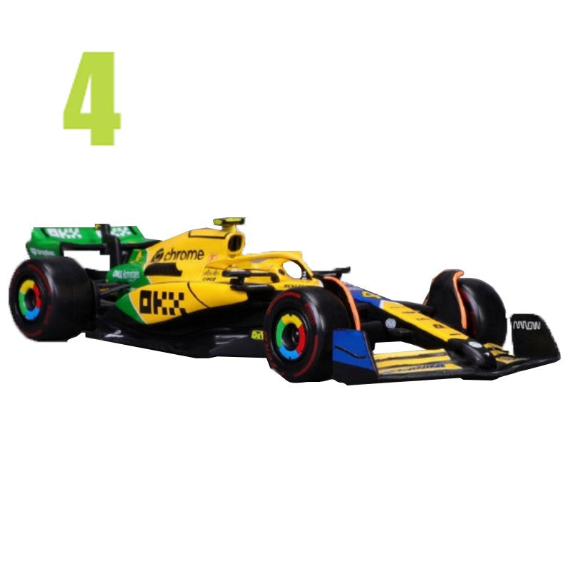 New 2025 F1 Bburago 1:43 Mclaren Mcl39 Miami Gp Monaco Gp Amg W16 F1 Alloy Miniature Diecast Model F1 Champion Mcl38 Toys Gift