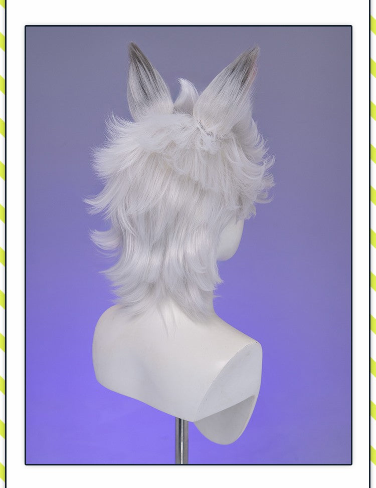 ?Ready for Ship?Idia Malleus Leona Vil Crowley Wig Game Cosplay DokiDoki Men 120cm Long Hair Fiber Idia Halloween Free Wig Cap
