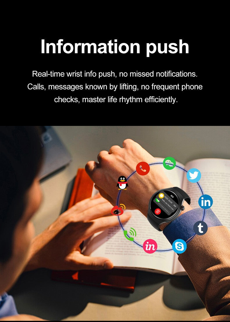 2025 New Watch 4 GT Series Smart Watch Men AMOLED Screen Heart Rate Health Monitoring Bluetooth Call Business Smartwatch Man