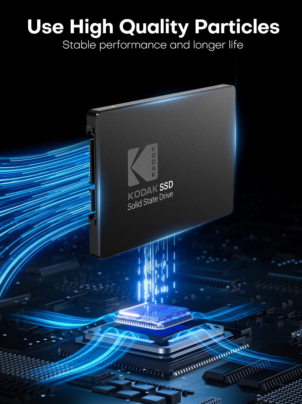 Kodak Ultra SSD 1T Sata 2.5 Inch Solid Disk High Speed 550Mb/s 512/128/256G HD SATA Disk Internal Hard Drive for Laptop Computer