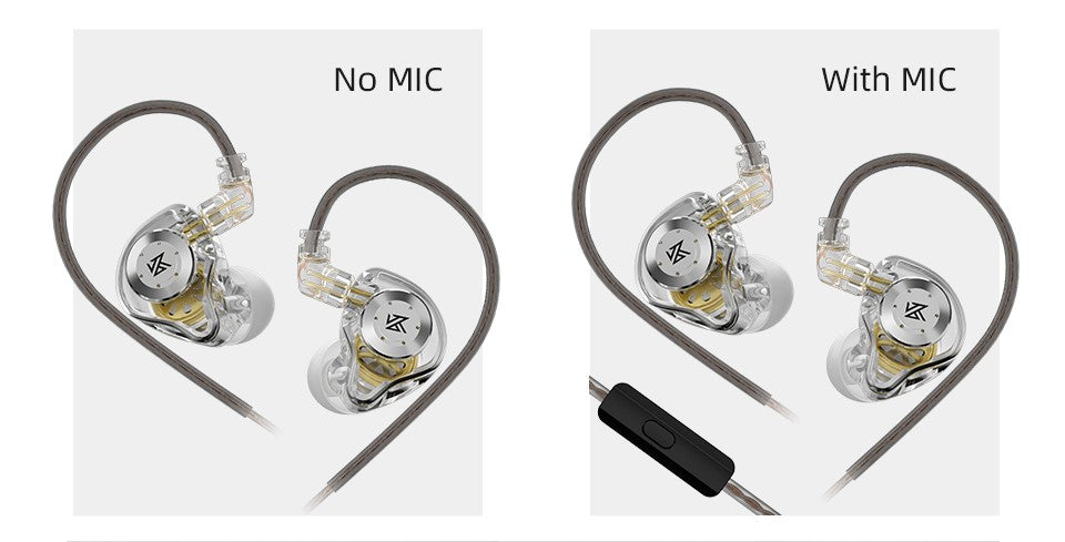 KZ EDX Pro Earphones Dynamic In Ear Monitor HiFi Wired Headphones Bass Stereo Game Music Earplugs Noice Cancelling Headset