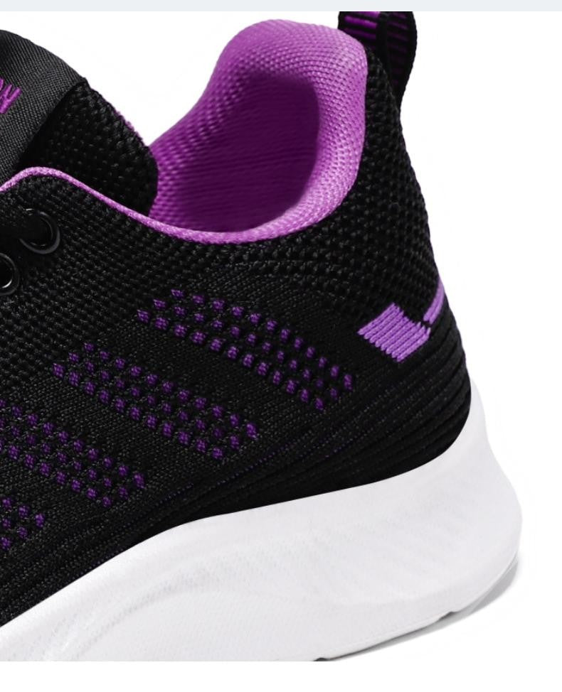Litfun Women's Casual Sports Shoes Fashion Female Soft Bottom Sneakers Breathable Mesh Running Shoes Leisure Light Flats Shoes